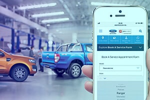 Booking service appointment